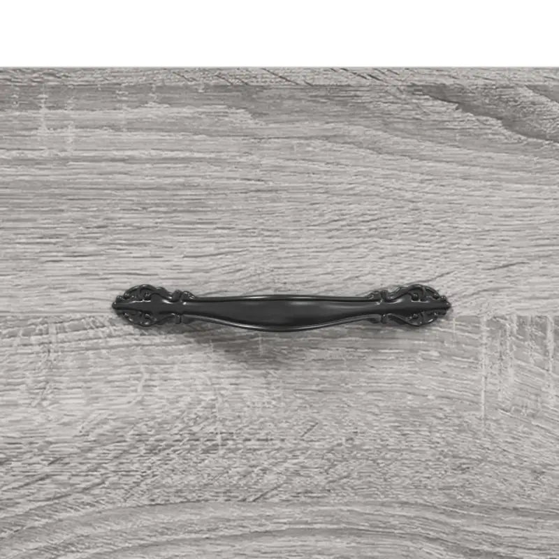 Moderne hoge kast met metalen poten van bewerkt hout - Dressoirs & buffetkasten