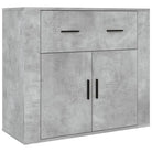 Moderne hoge kast van bewerkt hout voor een stijlvolle uitstraling - Dressoirs & buffetkasten