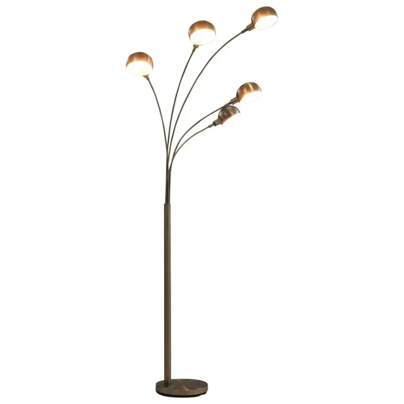 Moderne hoogte verstelbare booglamp voor in je interieur - Zilver en wit / 1 - Lampen