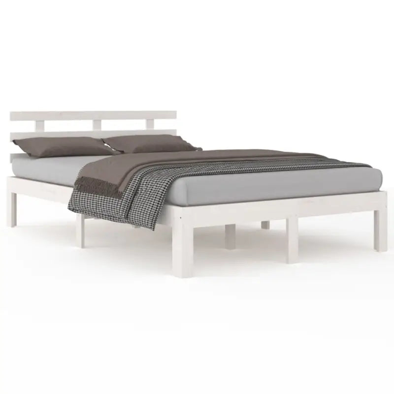 Moderne houten bedframe van massief grenenhout met levering bevat - Bedden & bedframes