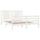 Moderne houten bedframe van massief grenenhout met levering bevat - Bedden & bedframes