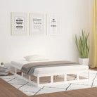 Moderne houten bedframe van massief grenenhout voor een stijlvolle slaapkamer - Bedden & bedframes