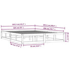 Moderne houten bedframe van massief grenenhout voor een stijlvolle slaapkamer - Bedden & bedframes