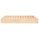 Moderne houten bedframe van massief grenenhout voor stijlvolle slaapkamers - Bedden & bedframes