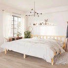 Moderne houten bedframe van massief grenenhout voor stijlvolle slaapkamers - Bedden & bedframes