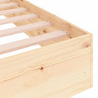 Moderne houten bedframe van massief grenenhout voor stijlvolle slaapkamers - Bedden & bedframes