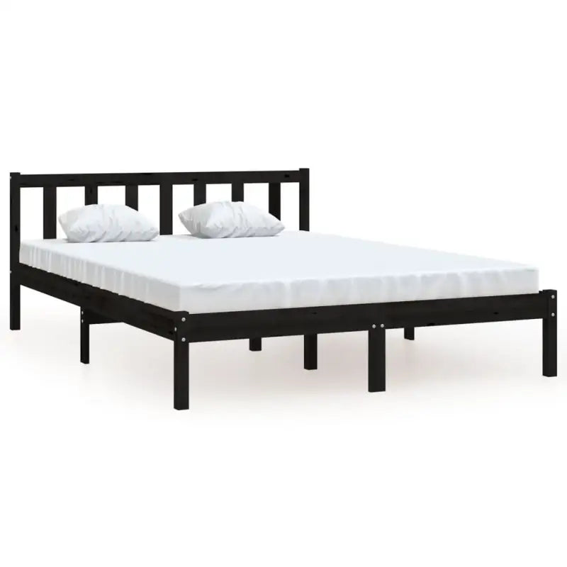 Moderne houten bedframe van massief grenenhout voor stijlvolle slaapkamers - Bedden & bedframes