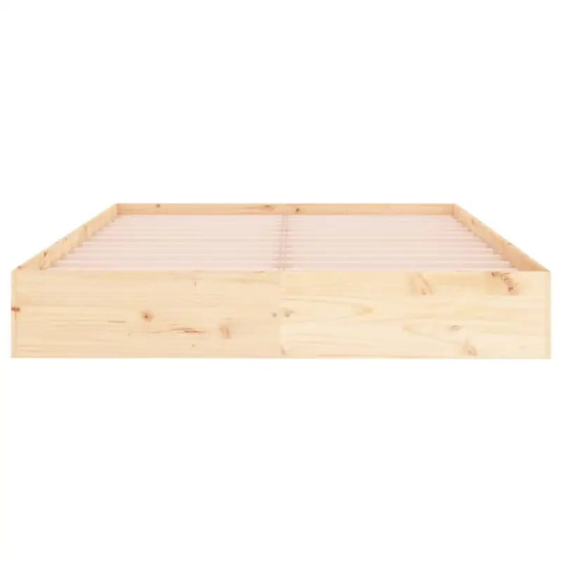 Moderne houten bedframe van massief grenenhout voor stijlvolle slaapkamers - Bedden & bedframes