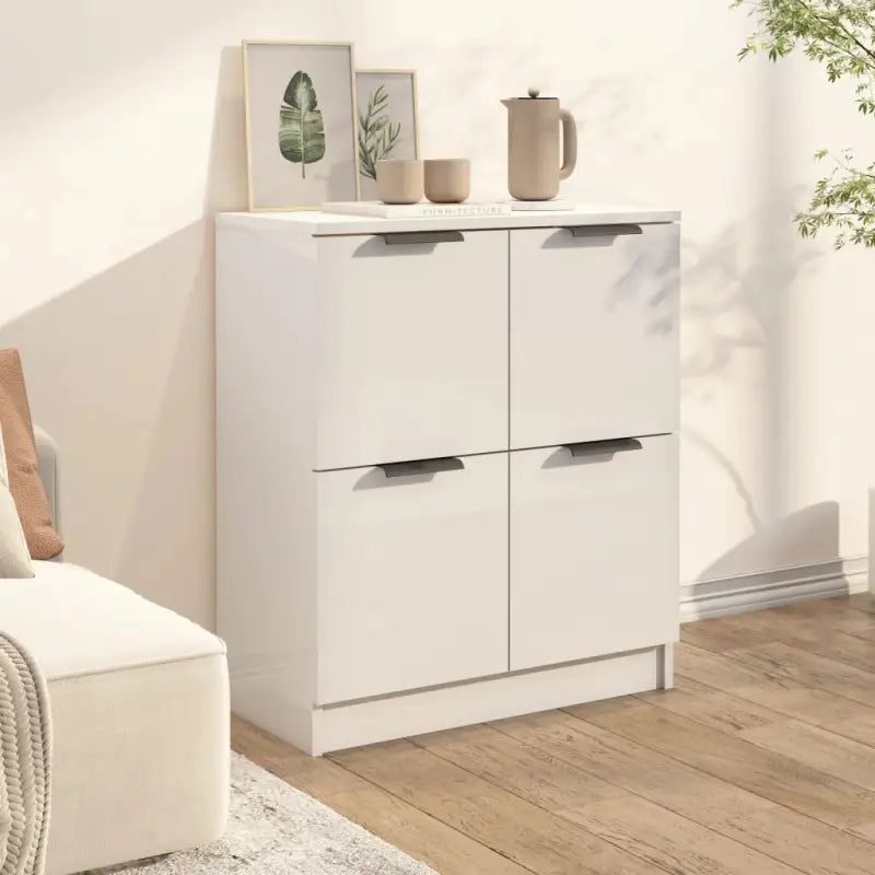 Moderne houten dressoirs met bewerkt hout en stevig blad - Dressoirs & buffetkasten