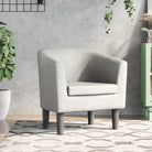 Moderne kuipstoel met duurzaam materiaal voor woonkamer en kantoor - Wit / 1 / Zonder voetenbank - Fauteuils &
