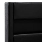Moderne kunstleren bedframe met gepoedercoat ijzeren frame - Bedden & bedframes