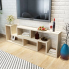 Moderne l-vormige tv-meubels met multifunctioneel en duurzaam ontwerp - Bruin / 1 - Tv-meubels