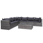 Moderne loungeset biedt royale zithoek en waterbestendige buitencomfort - Tuinsets