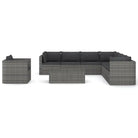 Moderne loungeset biedt royale zithoek en waterbestendige buitencomfort - Tuinsets