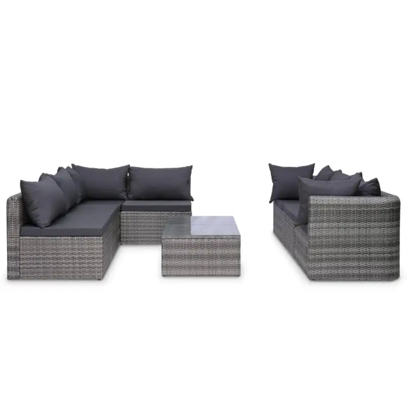 Moderne loungeset biedt royale zithoek en waterbestendige buitencomfort - Tuinsets