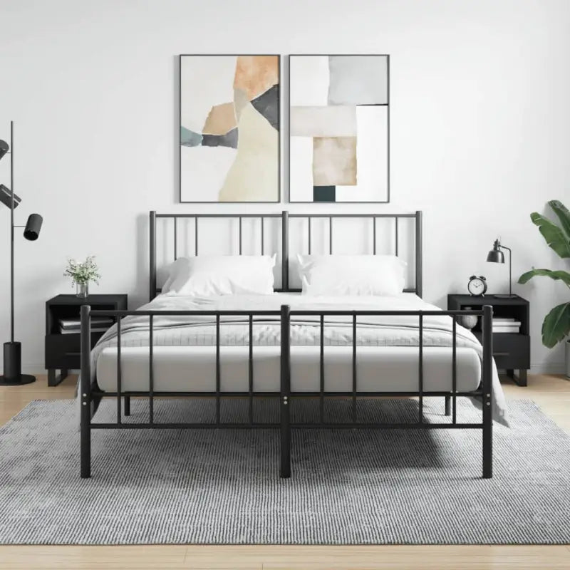 Moderne nachtkastjes in grijs sonoma eiken voor een stijlvolle uitstraling - Zwart / 2 - Nachtkastjes