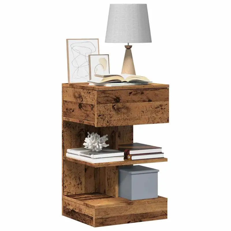 Moderne Nachtkastjes met Duurzame Constructie - Oud hout / 1 - Nachtkastjes