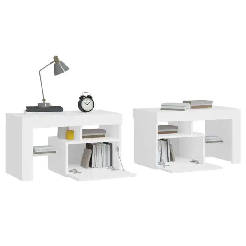 Moderne nachtkastjes met RGB LED-verlichting en elegante uitstraling - Nachtkastjes
