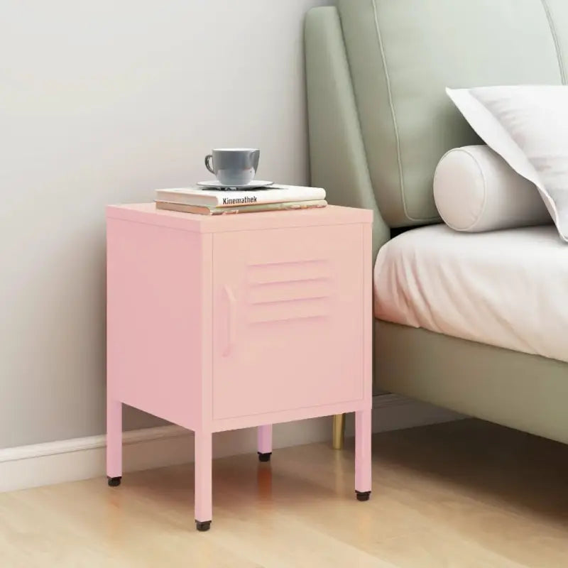 Moderne nachtkastjes met verstelbaar schap voor stijlvolle opbergruimte - Roze / 1 - Nachtkastjes