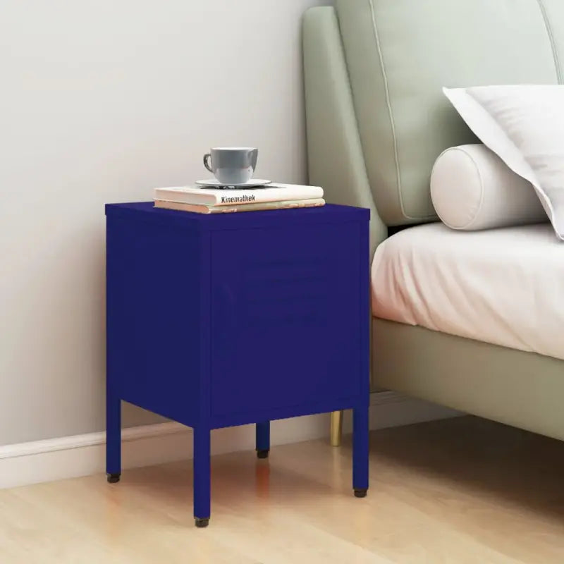 Moderne nachtkastjes met verstelbaar schap voor stijlvolle opbergruimte - Marineblauw / 1 - Nachtkastjes