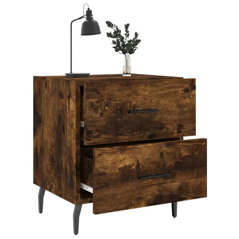 Moderne nachtkastjes van bewerkt hout met duurzame en stabiele constructie - Nachtkastjes