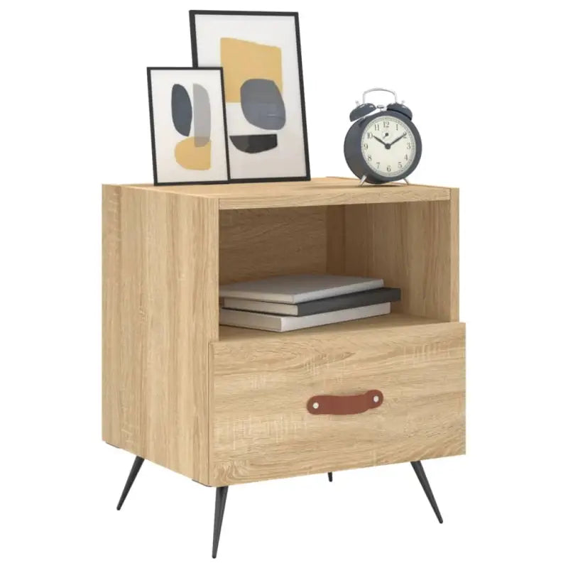Moderne Nachtkastjes van bewerkt hout met duurzame finish - Nachtkastjes