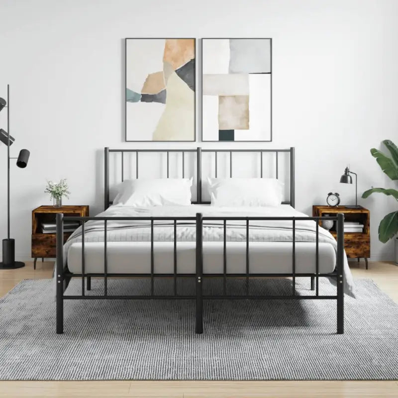 Moderne nachtkastjes van grijs Sonoma eiken voor een stijlvolle uitstraling - Gerookt eiken / 2 - Nachtkastjes