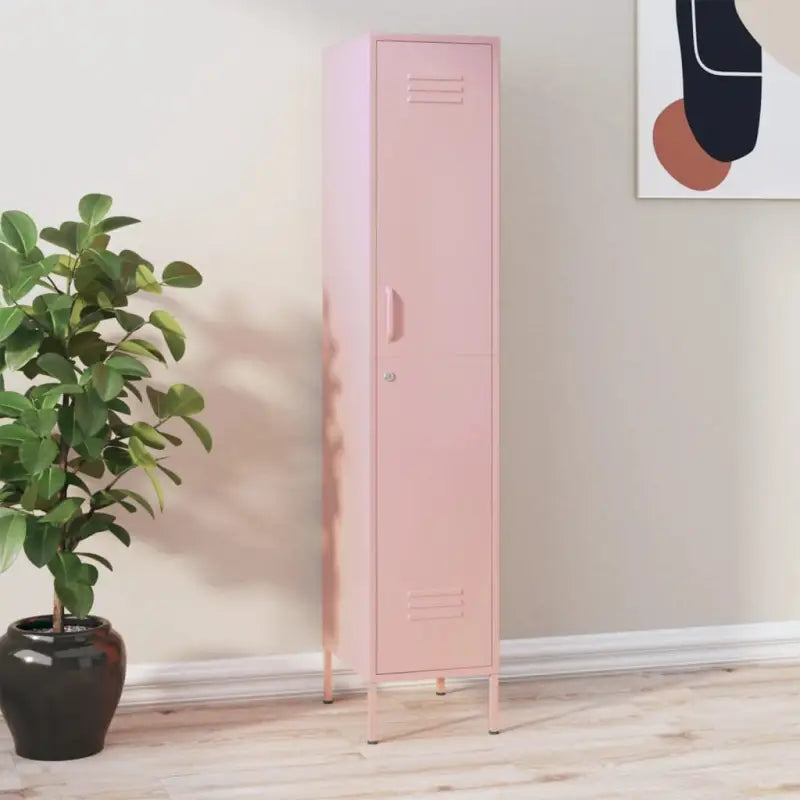 Moderne opbergkast met verstelbare schappen voor kantoor of interieur - Roze / 1 - Opbergkasten & lockerkasten