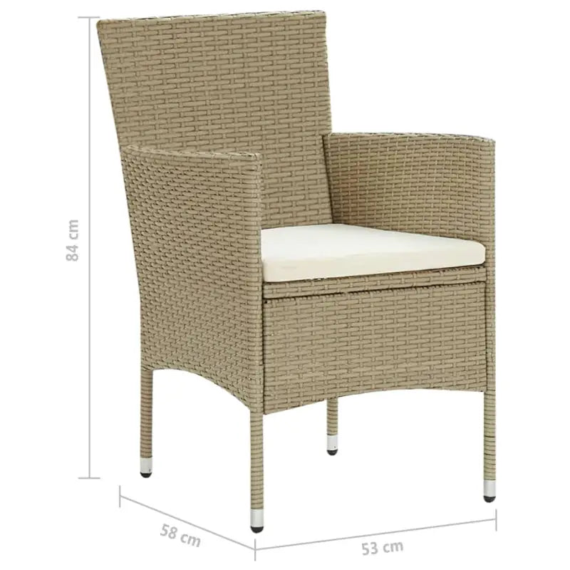 Moderne poly rattan tuinstoelen voor een stijlvolle tuinset - Tuinstoelen
