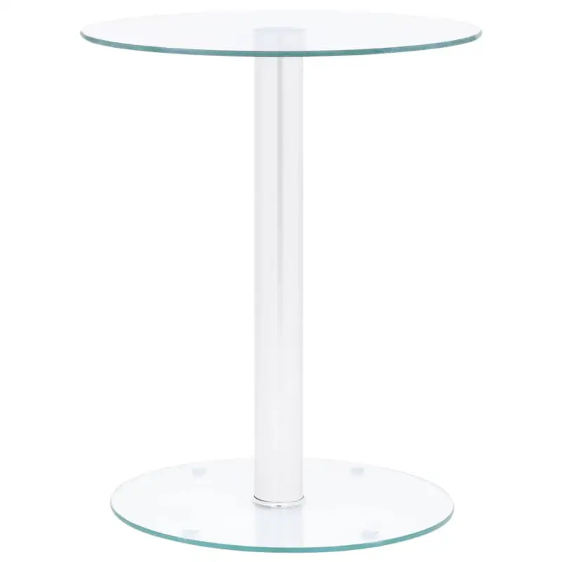 Moderne salontafel met gehard glas en ruwe slijpafwerking - Doorzichtig / 1 - Salontafels