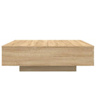 Moderne salontafel met LED-verlichting en duurzaam bewerkt hout - Salontafels