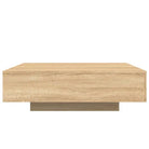 Moderne salontafel met LED-verlichting en duurzaam bewerkt hout - Salontafels