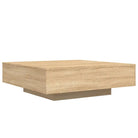 Moderne salontafel met LED-verlichting en duurzaam bewerkt hout - Salontafels
