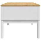 Moderne salontafel met massief grenenhout en houten poten - Salontafels