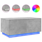 Moderne salontafel met RGB LED-verlichting en duurzaam bewerkt hout - Salontafels