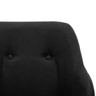 Moderne schommelstoel met zacht stof en stabiel metalen frame - Schommelstoelen