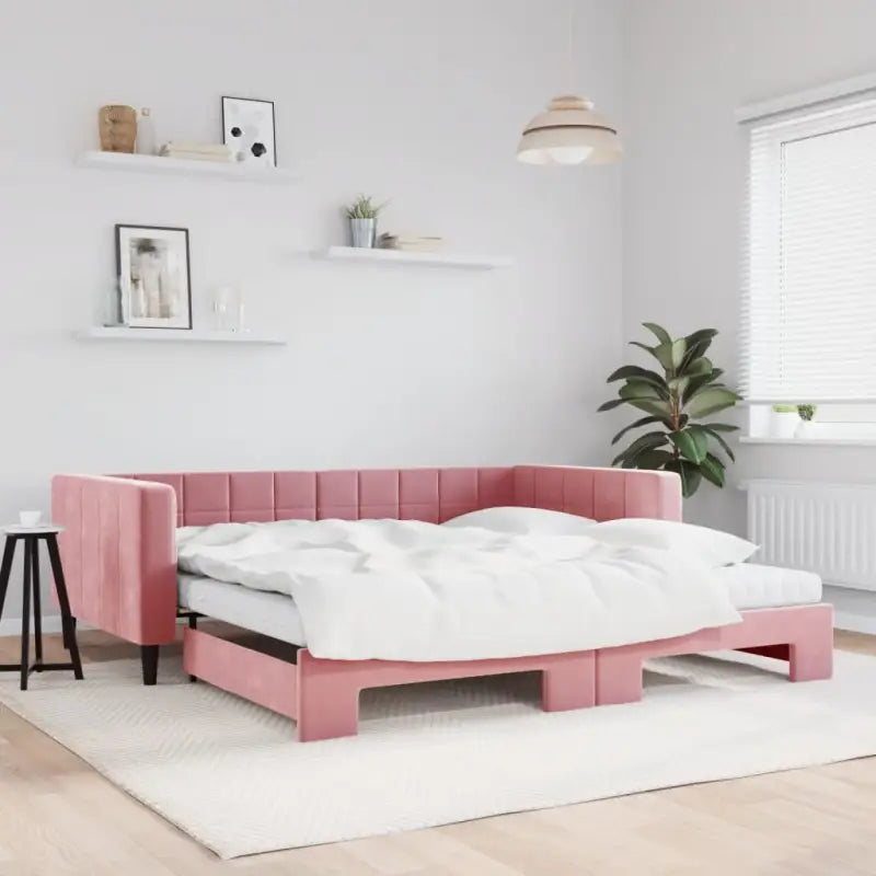 Moderne slaapbank met onderschuifbed voor praktische woon- en slaapkamer - Bedden & bedframes