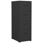 Moderne Stalen Archiefkast voor Documentopslag - Antraciet / 46 x 62 x 133 cm / 1 - Archiefkasten