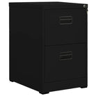 Moderne Stalen Archiefkast voor Documentopslag - Zwart / 46 x 62 x 72.5 cm / 1 - Archiefkasten