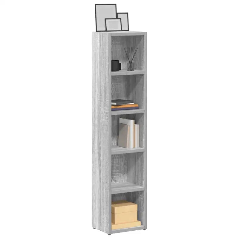 Moderne stijl CD en DVD kast voor een praktische woonkamer toevoeging - Grijs sonoma / 2 - Cd- & dvd-kasten