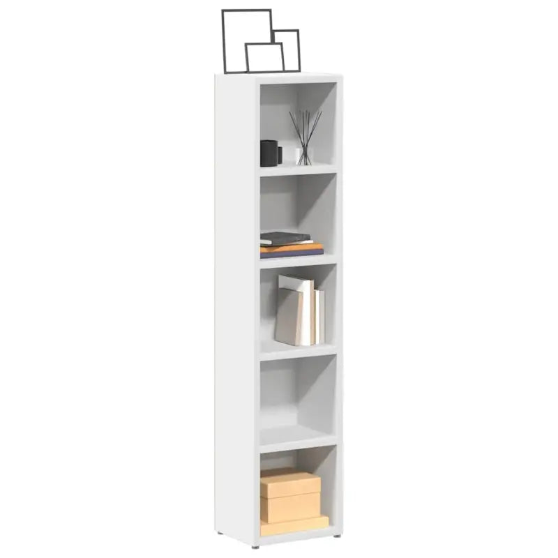 Moderne stijl CD en DVD kast voor een praktische woonkamer toevoeging - Wit / 2 - Cd- & dvd-kasten