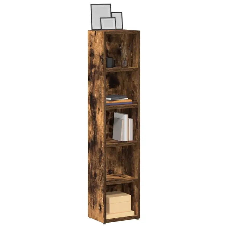 Moderne stijl CD en DVD kast voor een praktische woonkamer toevoeging - Gerookt eiken / 2 - Cd- & dvd-kasten