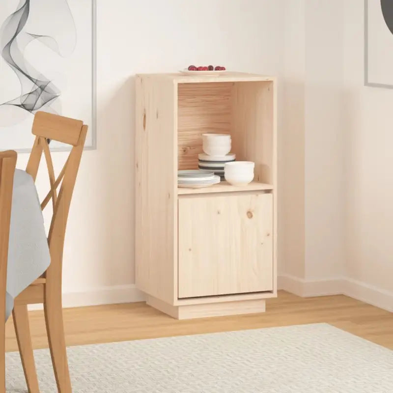Moderne stijl Dressoir van massief Grenenhout voor een opgeruimd huis - Naturel / 1 - Dressoirs & buffetkasten