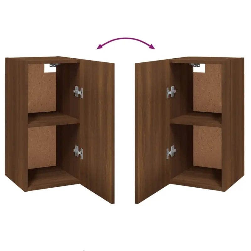 Moderne stijl hangende tv-meubels in bewerkt hout - Tv-meubels