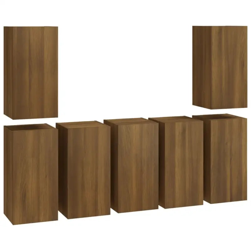Moderne stijl hangende tv-meubels in bewerkt hout - Tv-meubels