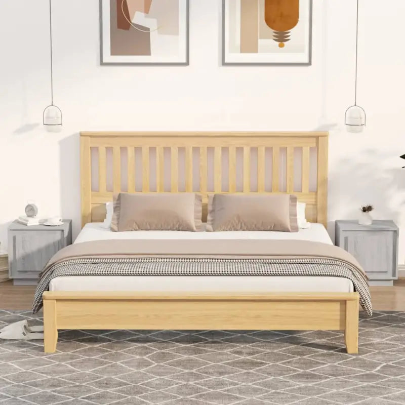 Moderne stijl nachtkastje van bewerkt hout voor een eigentijds interieur - Grijs sonoma / 2 - Nachtkastjes