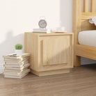 Moderne stijl nachtkastje van bewerkt hout voor een eigentijds interieur - Sonoma eiken / 1 - Nachtkastjes