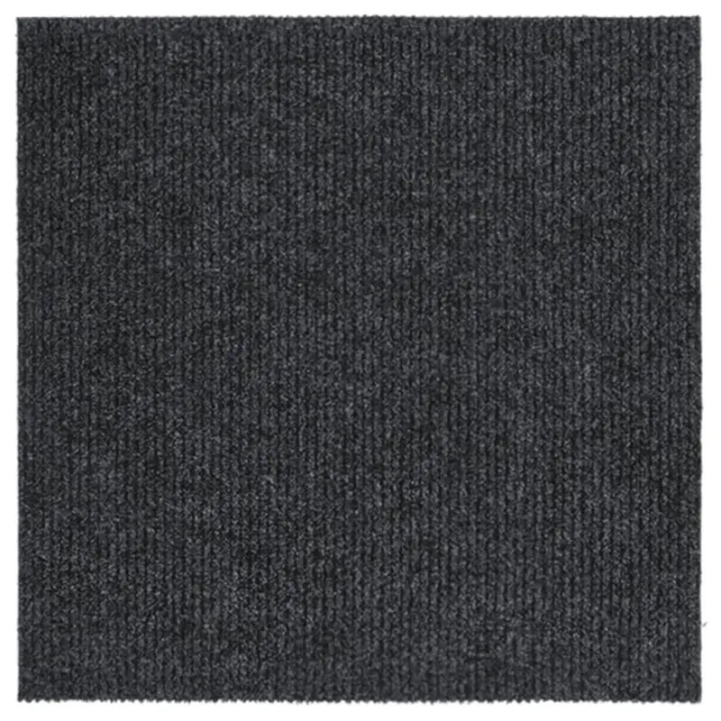 Moderne tapijtloper voor binnengebruik met duurzame materialen - Antraciet / 100 x 100 cm - Vloerkleden