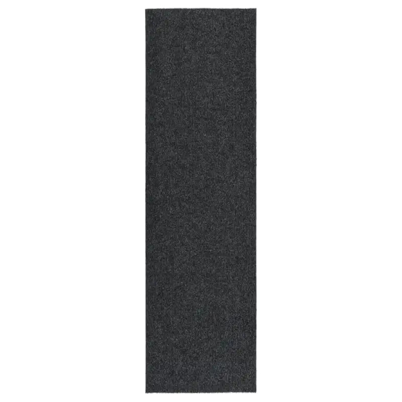 Moderne tapijtloper voor binnengebruik met duurzame materialen - Antraciet / 100 x 350 cm - Vloerkleden