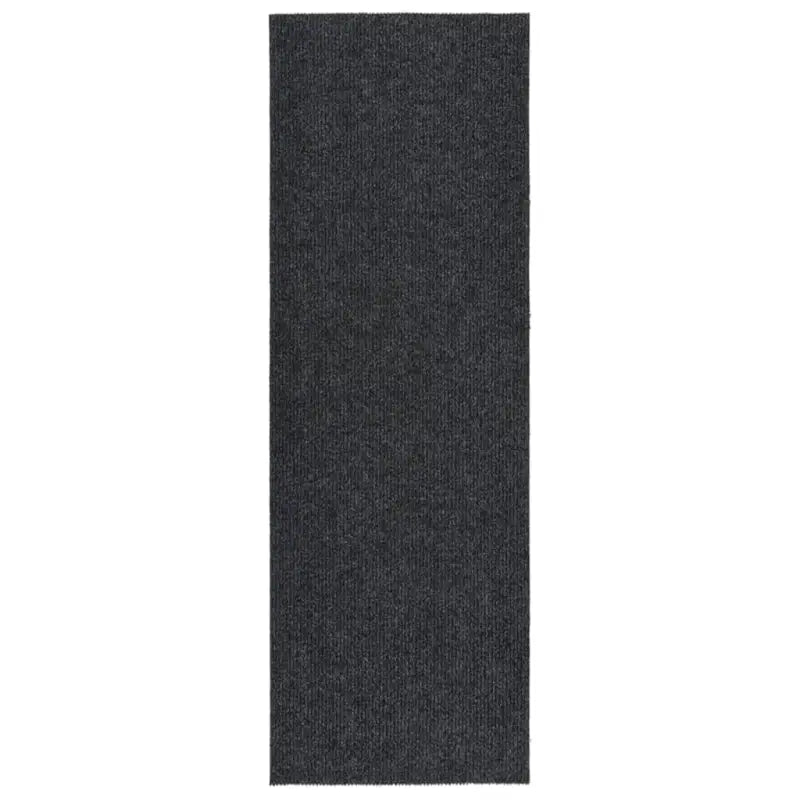 Moderne tapijtloper voor binnengebruik met duurzame materialen - Antraciet / 100 x 300 cm - Vloerkleden